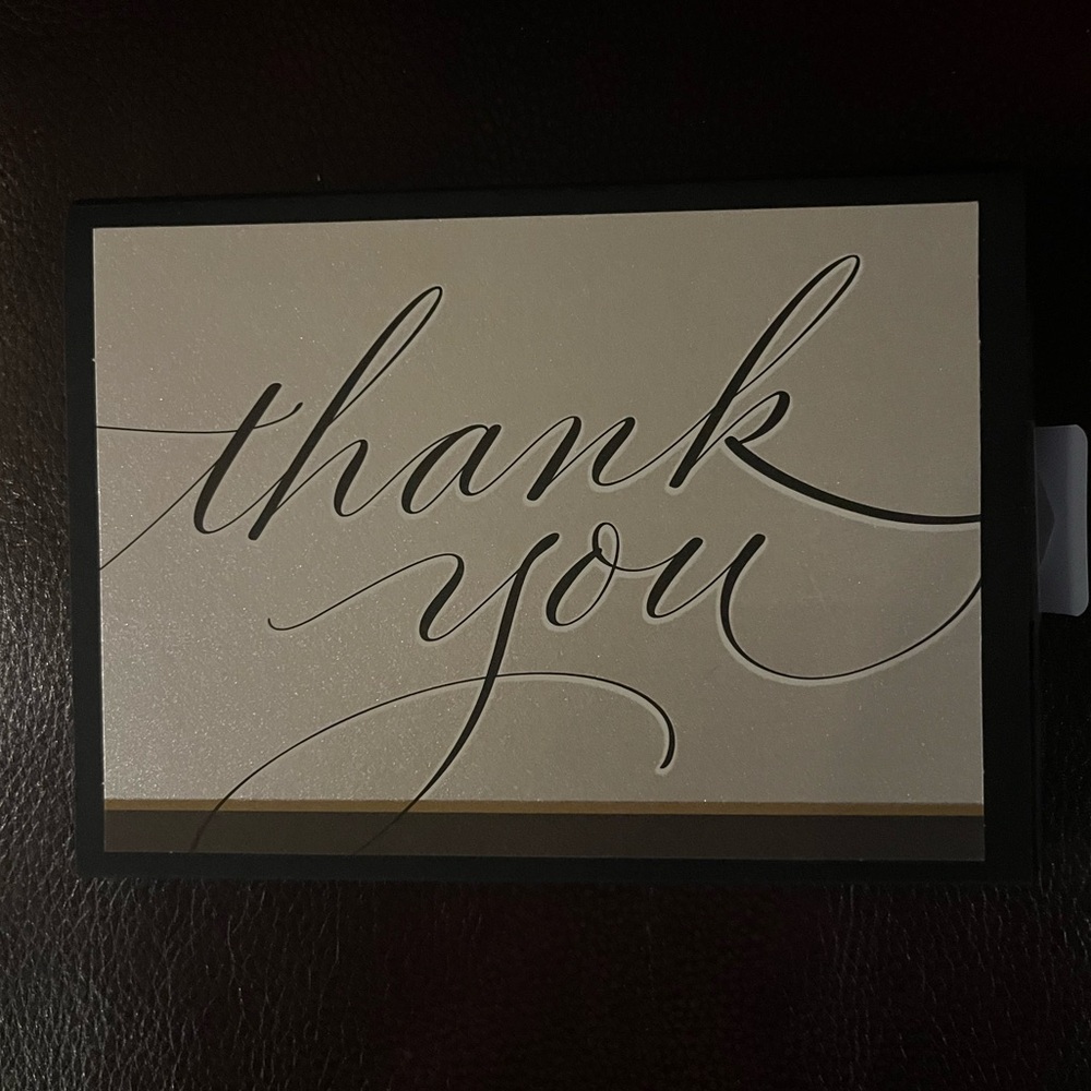 Bundle of 5 Hallmark & Sunrise branded thank you and blank notecards. - Picture 8 of 11